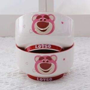 Lotso Bear Ceramic Bowls New in box
